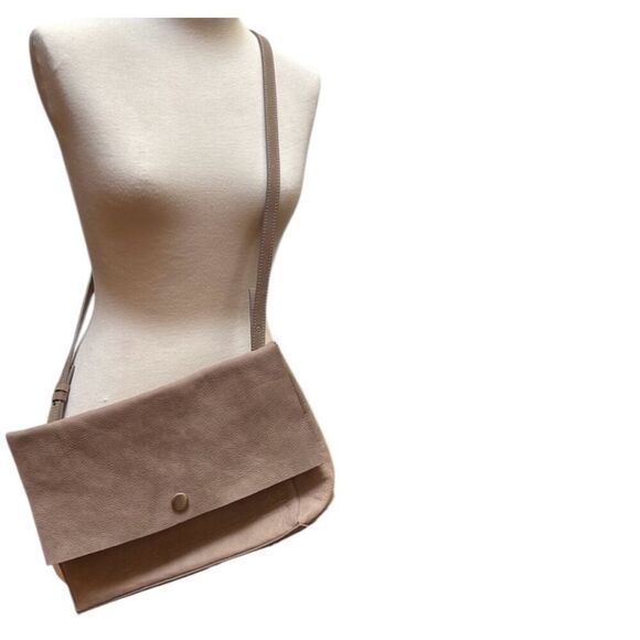 ✨COS Taupe Suede Crossbody Bag✨ - Picture 1 of 10